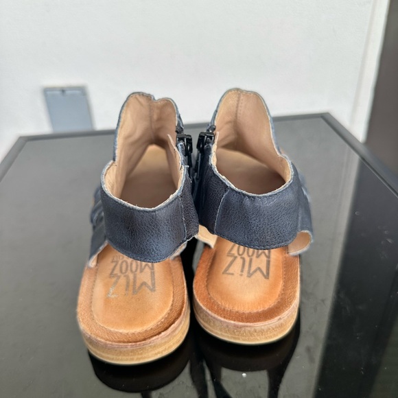 Miz Mooz Blue Leather Sandals - Picture 3 of 7